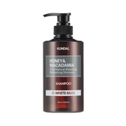 Shampoo Natural de Miel y Macadamia White Musk 500 ml - Kundal