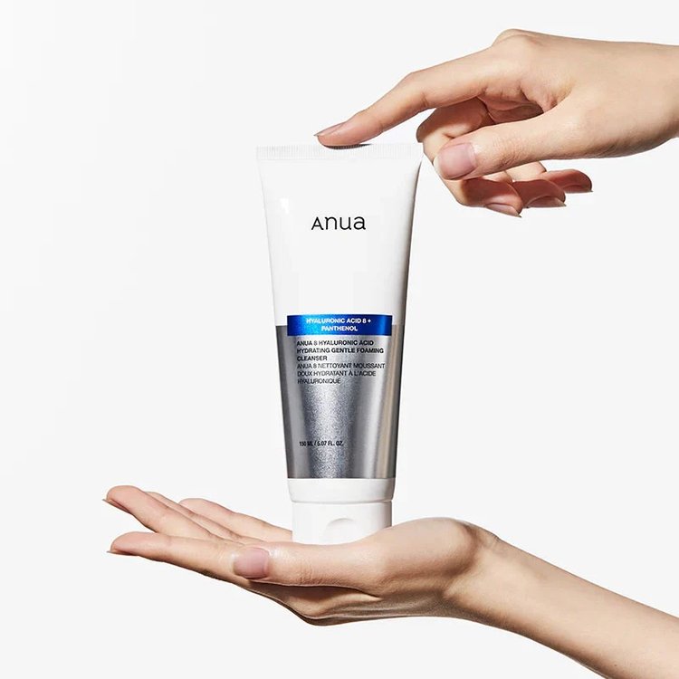 Espuma Limpiadora  Suave e Hidratante con 8 Ácidos Hialurónicos 150ml - Anua