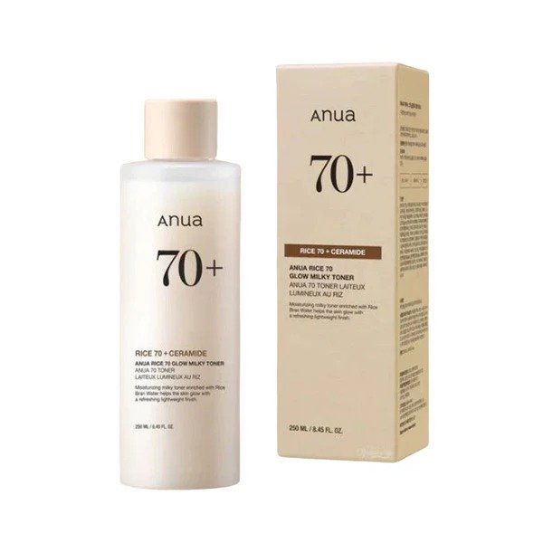 Tónico Lechoso Iluminador de Arroz 70% 250 ml - Anua