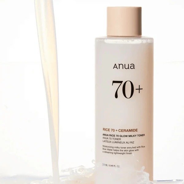 Tónico Lechoso Iluminador de Arroz 70% 250 ml - Anua