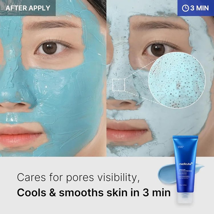 Mascarilla de Barro para Puntos Negros Zero Pore 100g - Medicube