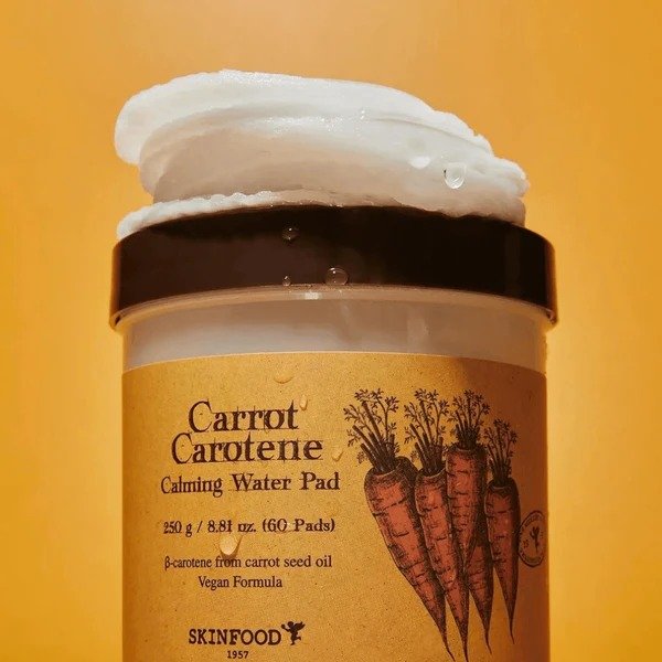 Almohadillas Carrot Carotene Calming Water Pad - Skinfood