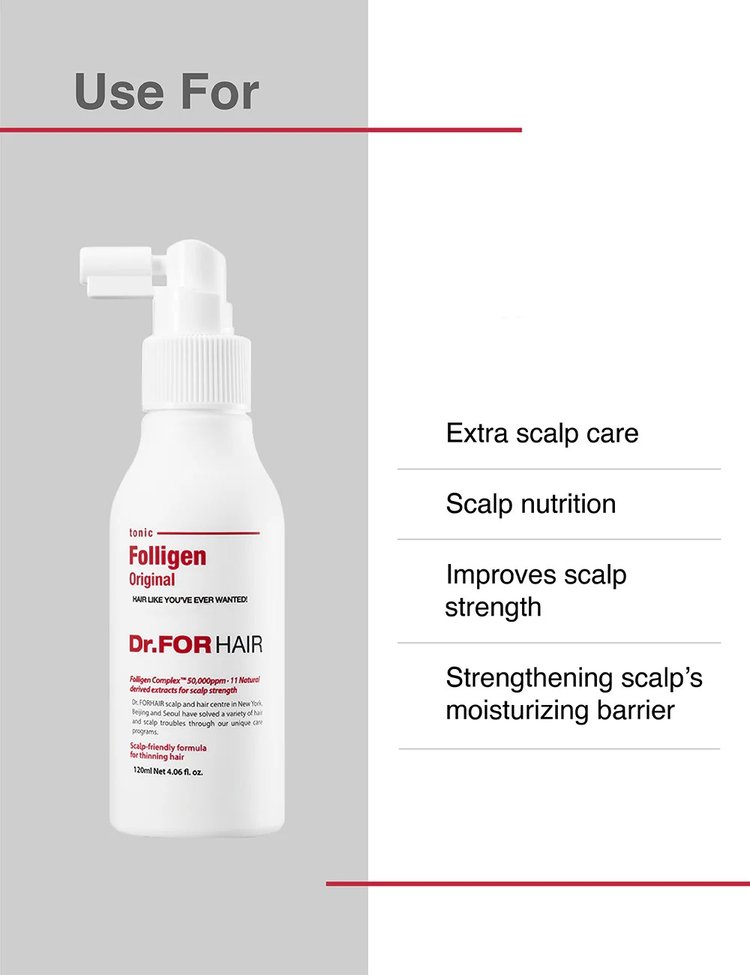 Tónico Folligen 120ml - Dr. Forhair