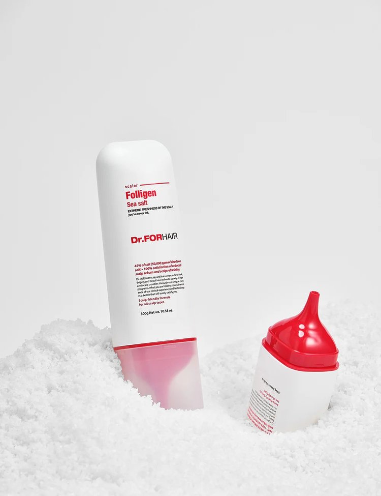 Exfoliante Capilar de Sal Marina Folligen 300g - Dr.Forhair
