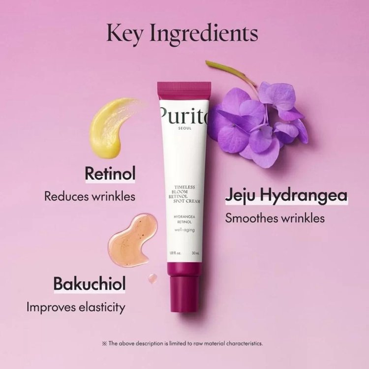 Crema para Manchas Timeless Bloom con Retinol 30ml - PURITO