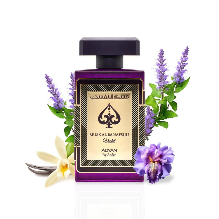 Perfume Árabe Musk Banafsiju Violet 100 ml - Adyan