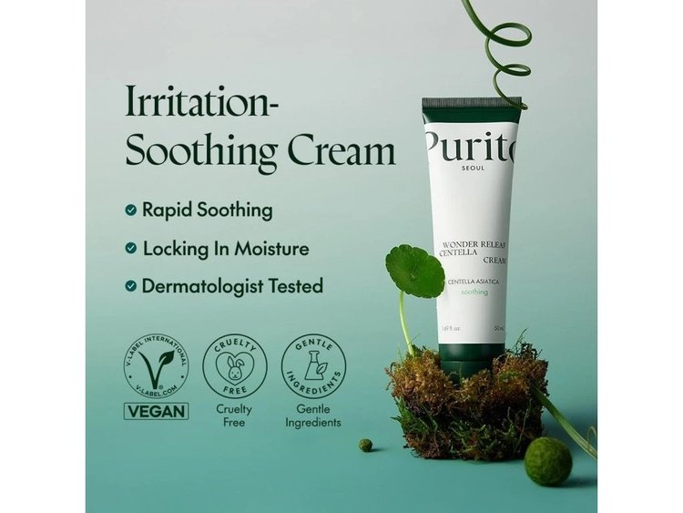 Crema Wonder Releaf de Centella 50ml - PURITO