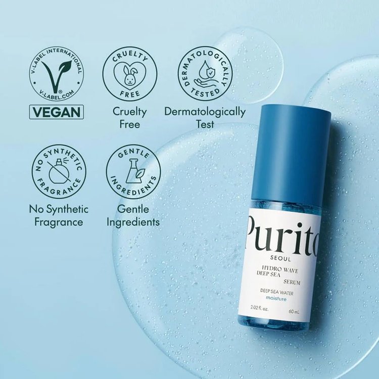 Suero Hydro Wave con Agua Profunda del Mar 60ml - Purito