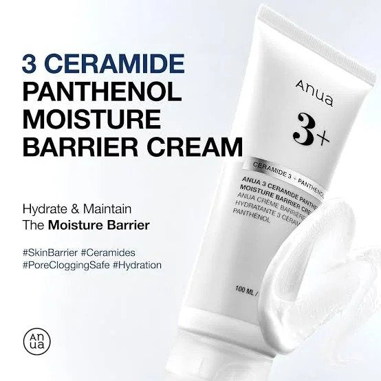 Crema Hidratante Protectora con 3 Ceramidas y Pantenol 100ml - ANUA