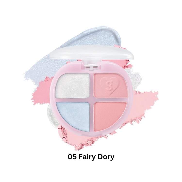 Paleta de Sombras Tintin Dory Eyeshadow Palette 4G - Colorgram