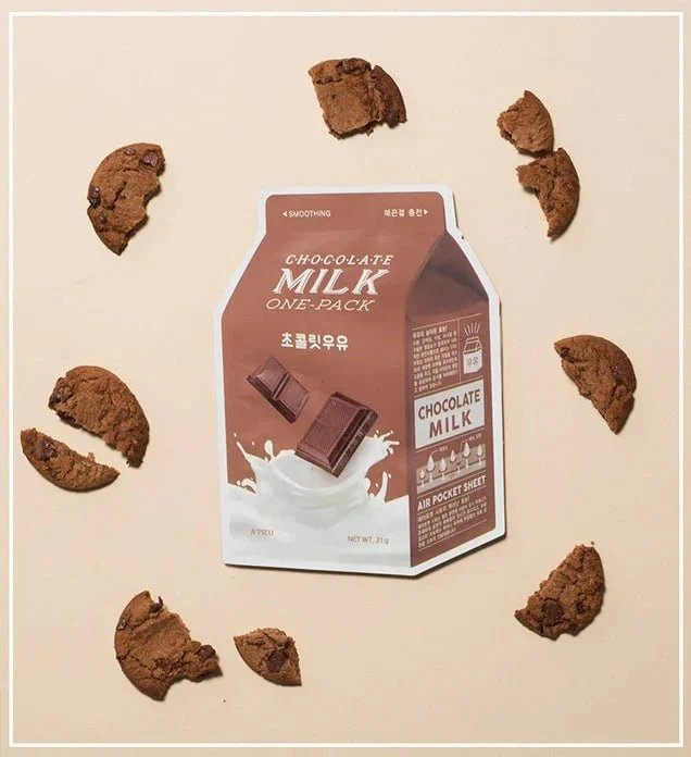 Mascarilla Facial Milk One Pack Chocolate - Apieu