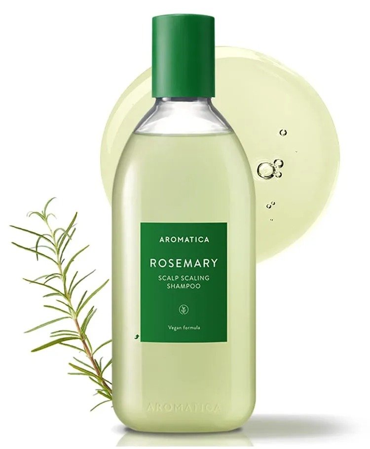 Shampoo Exfoliante para Cuero Cabelludo de Romero 400 ml - Aromatica