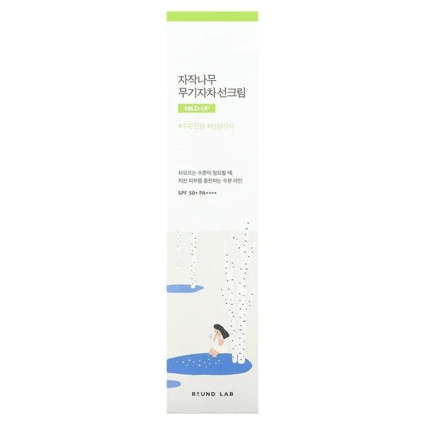 Bloqueador Solar Hidratante, Iluminador y Antienvejecimiento Birch Juice 50 ml - Round Lab