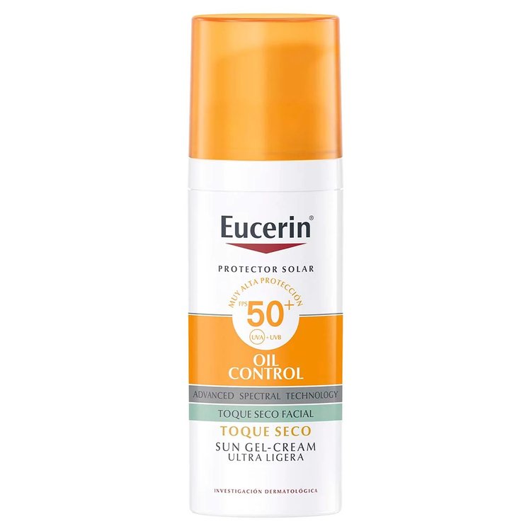 Bloqueador Solar  Oil control para Piel Grasa y Sensible FPS50+ 50ml - Eucerin