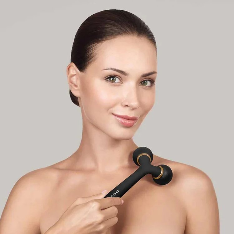 Rodillo Facial y Corporal Sonic 4 en 1 Gris - Geske