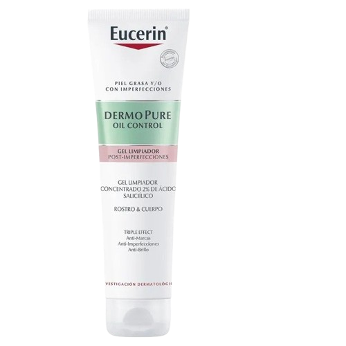 Gel Limpiador Facial Dermo Pure Oil Control  150 ml - Eucerin