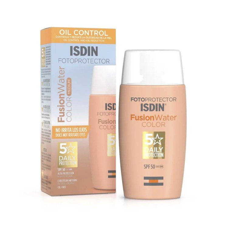 Bloqueador Solar con Color Fusion Water Color SPF50+ 50 ml - Isdin