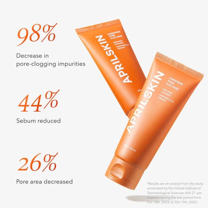Mascarilla Facial Pore Clay Carrotene 100 g - April Skin