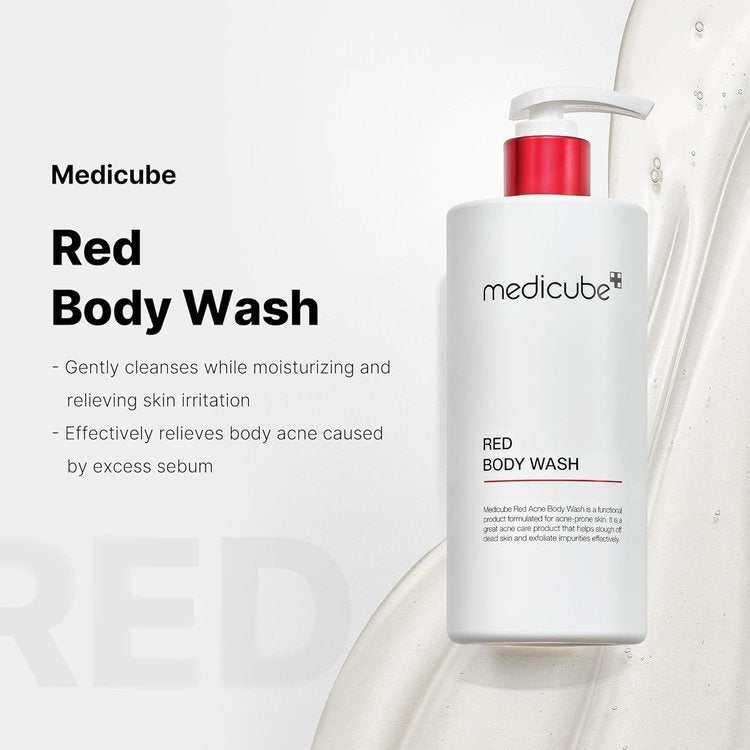 Jabón Corporal Gel de Ducha Antiacné Rojo 400 g - Medicube