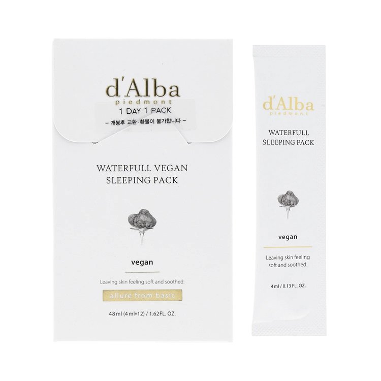 Mascarilla Vegana Waterfull Sleeping Pack - D' Alba