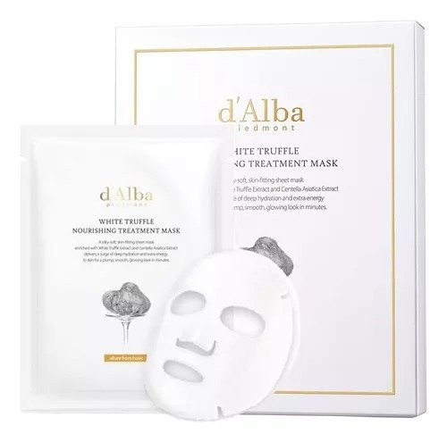 Mascarilla Nutritiva White Truffle Nourishing Treatment 5 piezas - D' Alba