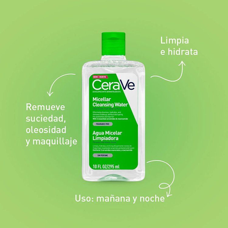 Agua Micelar Limpiad 295Ml - Cerave