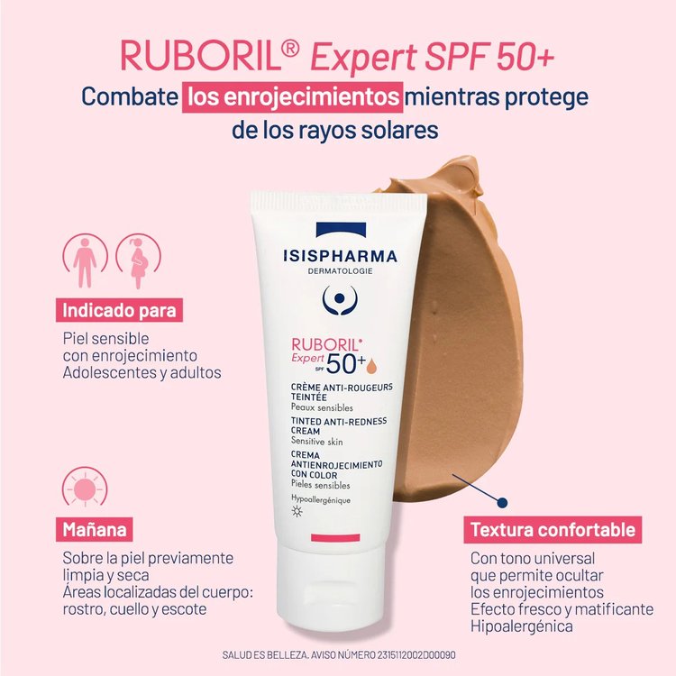 Bloqueador Antienrojecimiento Ruboril Expert 40 ml - Isispharma
