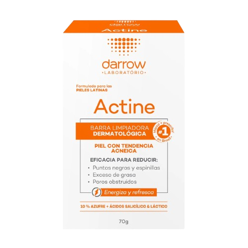 Barra De Limpieza Para Piel Grasa Actine 70 g - Darrow