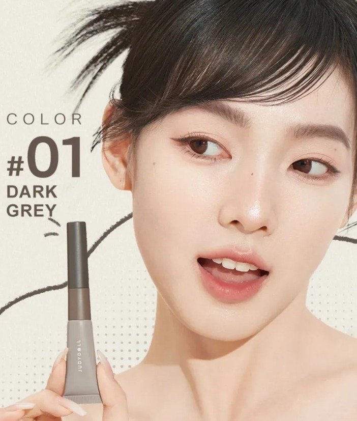 Gel Para Cejas Y Delineador 2 en 1 01 Gris Oscuro 5 g - Judydoll