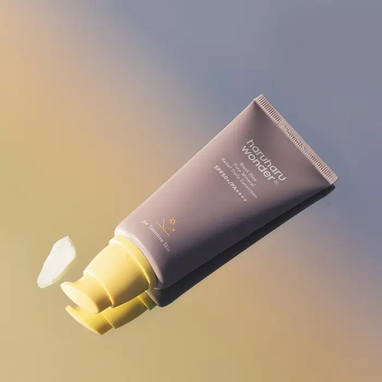 Bloqueador Solar Diario Mineral Puro de Arroz Negro SPF50 PA - Haruharu
