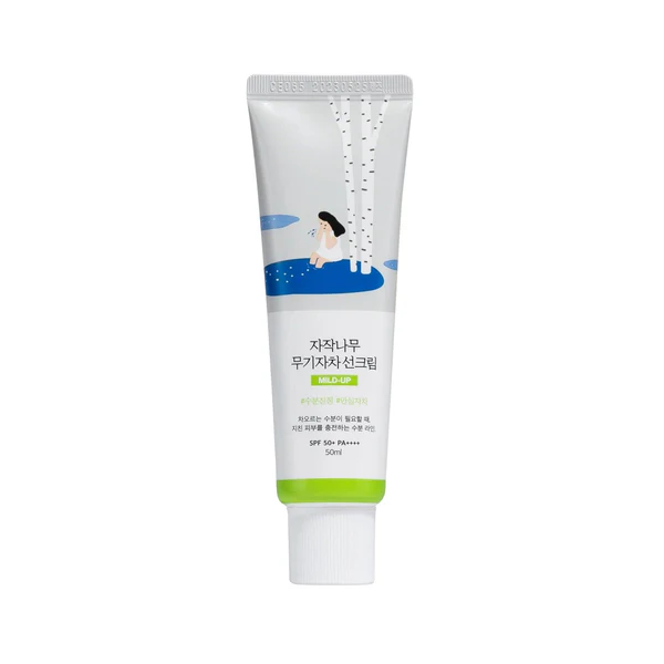 Bloqueador Solar Hidratante, Iluminador y Antienvejecimiento Birch Juice 50 ml - Round Lab