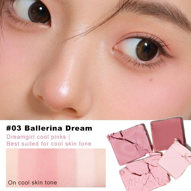 Paleta De Rubor e Iluminador 13 03 Lavender Ballet 9 g - Judydoll