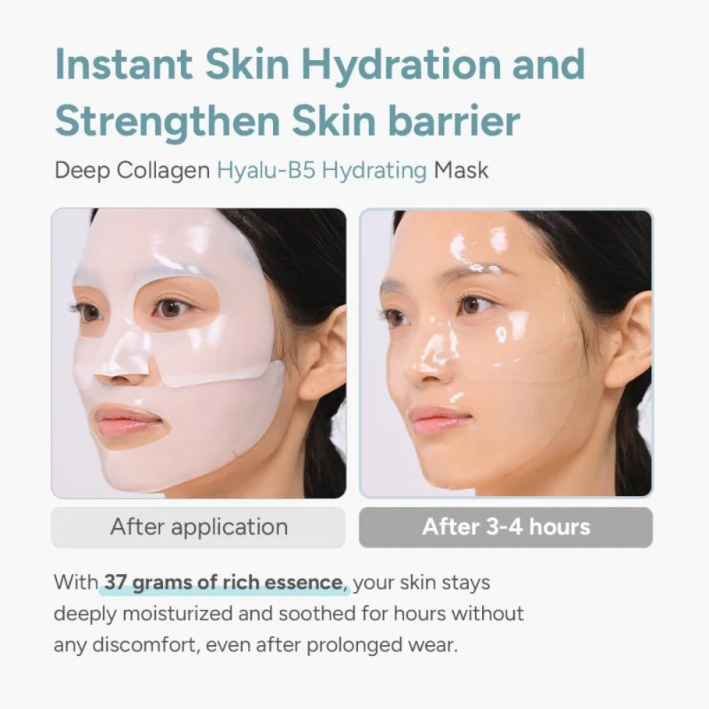 Mascarilla Hidratante de Tela Deep Collagen Hyalu B5 37 g - Sungboon Editor