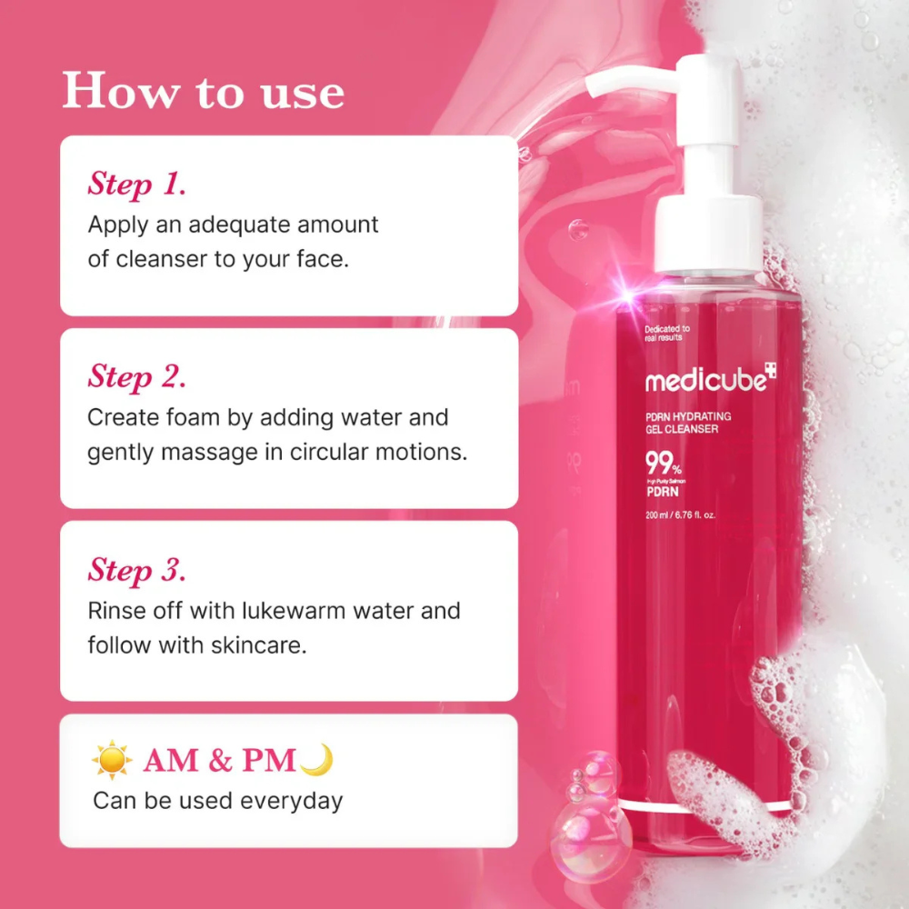 Limpiador Facial PDRN Hydrating Gel - Medicube
