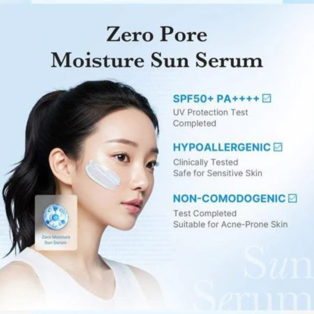 Serum Protector Solar Zero Pore Moisture 50 ml - Medicube