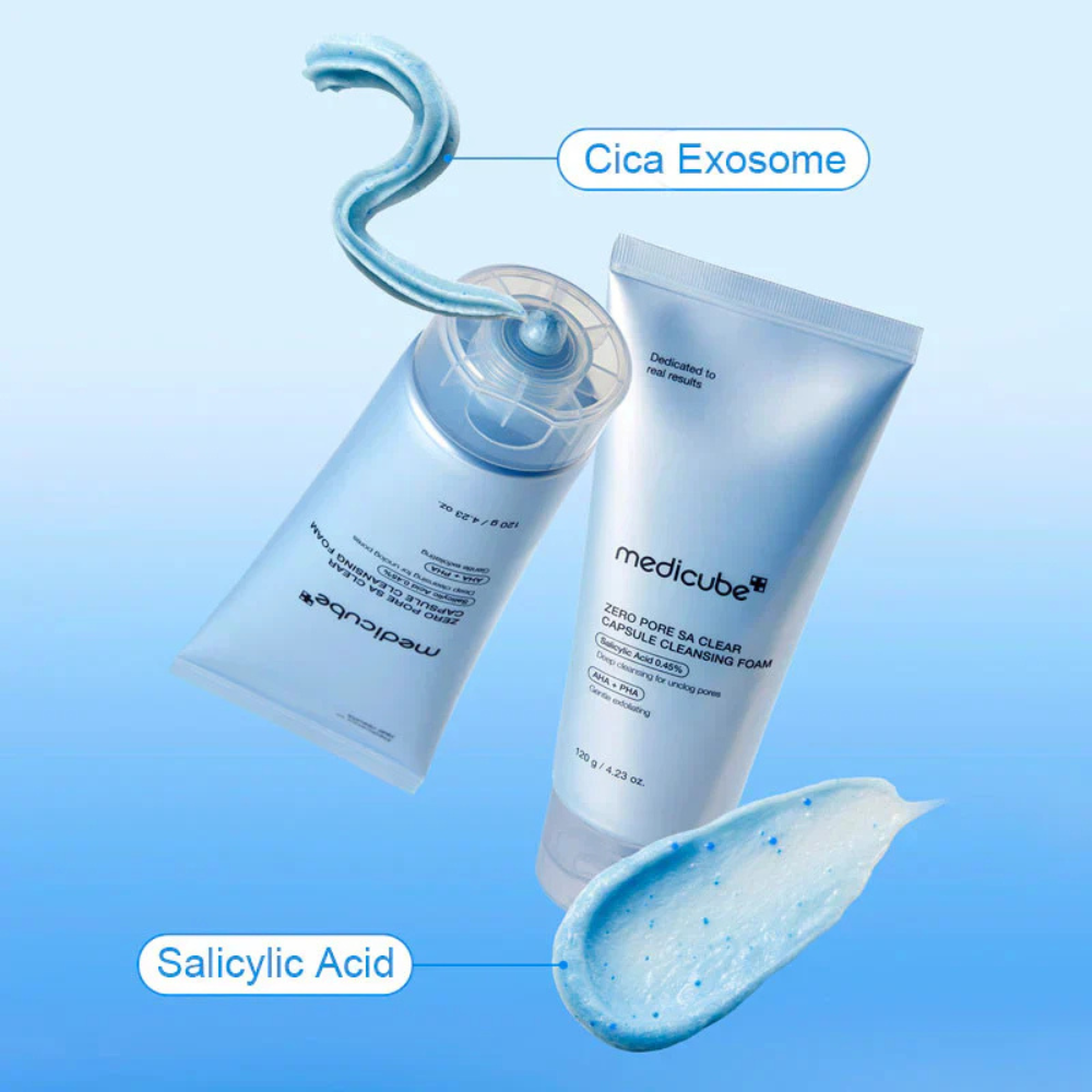 Limpiador en Espuma con Cápsulas Zero Pore Clearing 120 g - Medicube