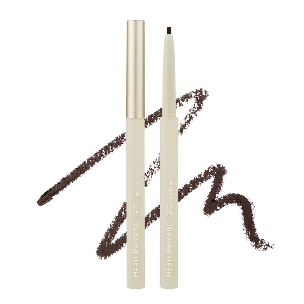 Delineador Dote On Mood Contour Eyeliner Slim P2 Black Brown - Heart Percent