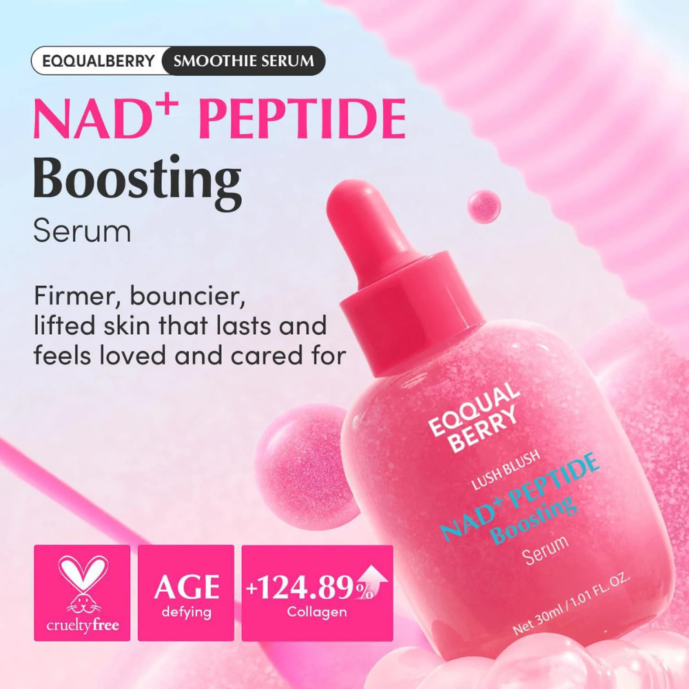 Sérum Facial Potenciador de Péptidos NAD+ Peptide Boosting Serum 30 ml - Eqqualberry