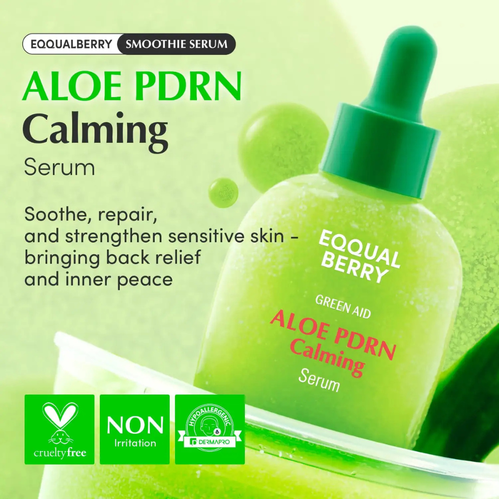 Sérum Facial Calmante Aloe PDRN Calming Serum 30 ml - Eqqualberry