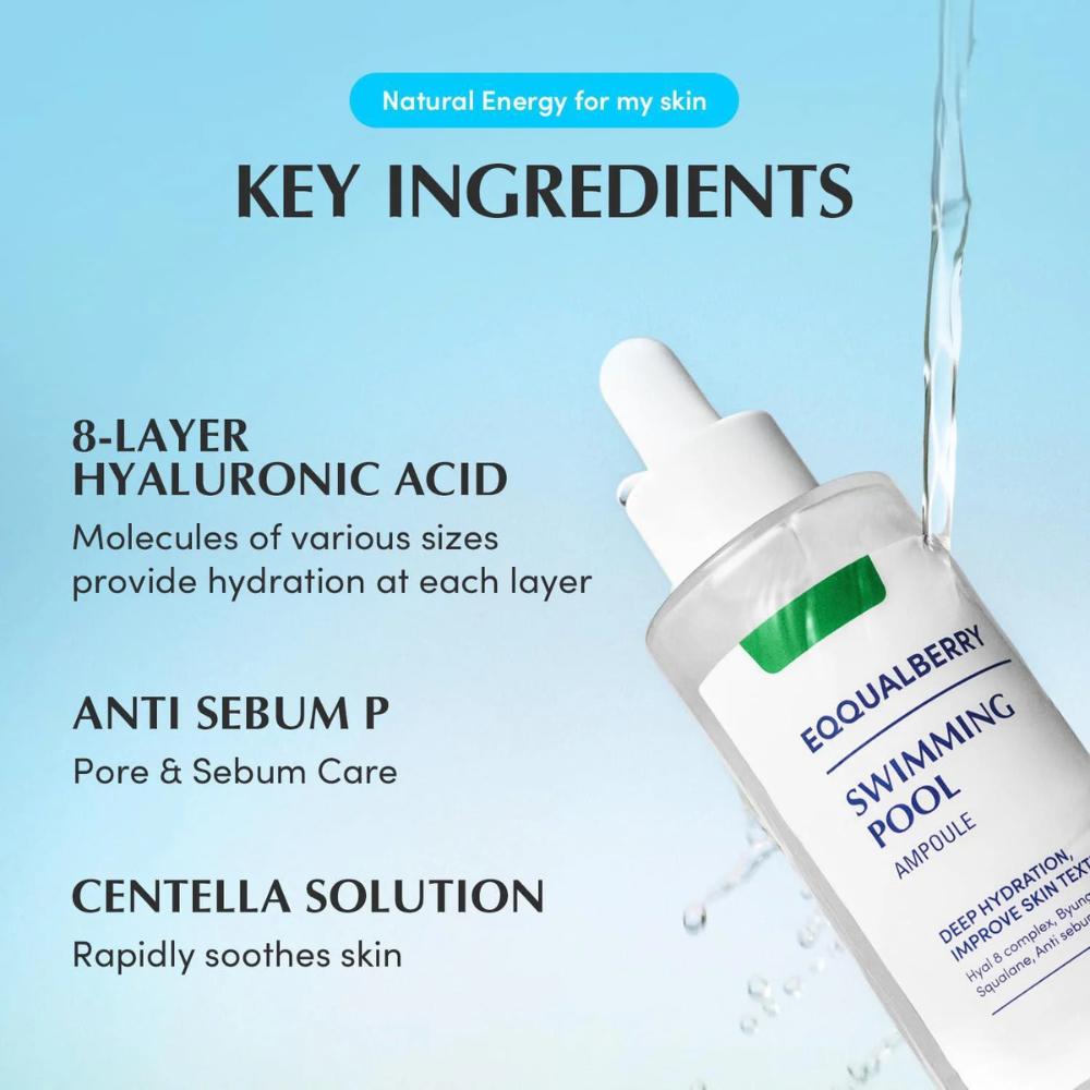 Sérum Para Piel Deshidratada Swimming Pool Ampoule- Eqqualberry