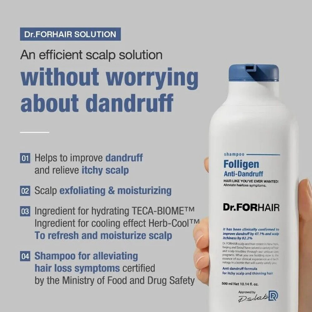 Shampoo Anticaspa Folligen Anti-Dandruff - Dr. Forhair