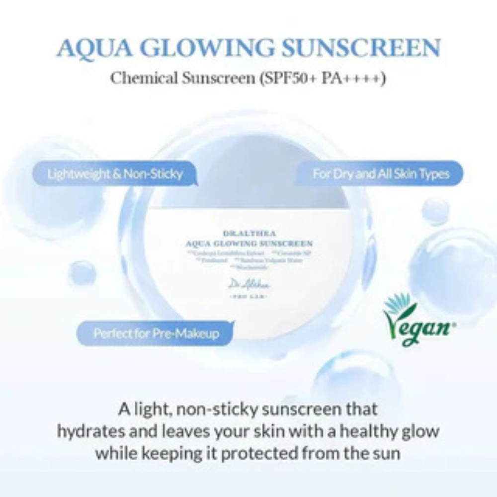 Protector Solar Hidratante Aqua Glowing Sunscreen 45 ml - Dr. Althea