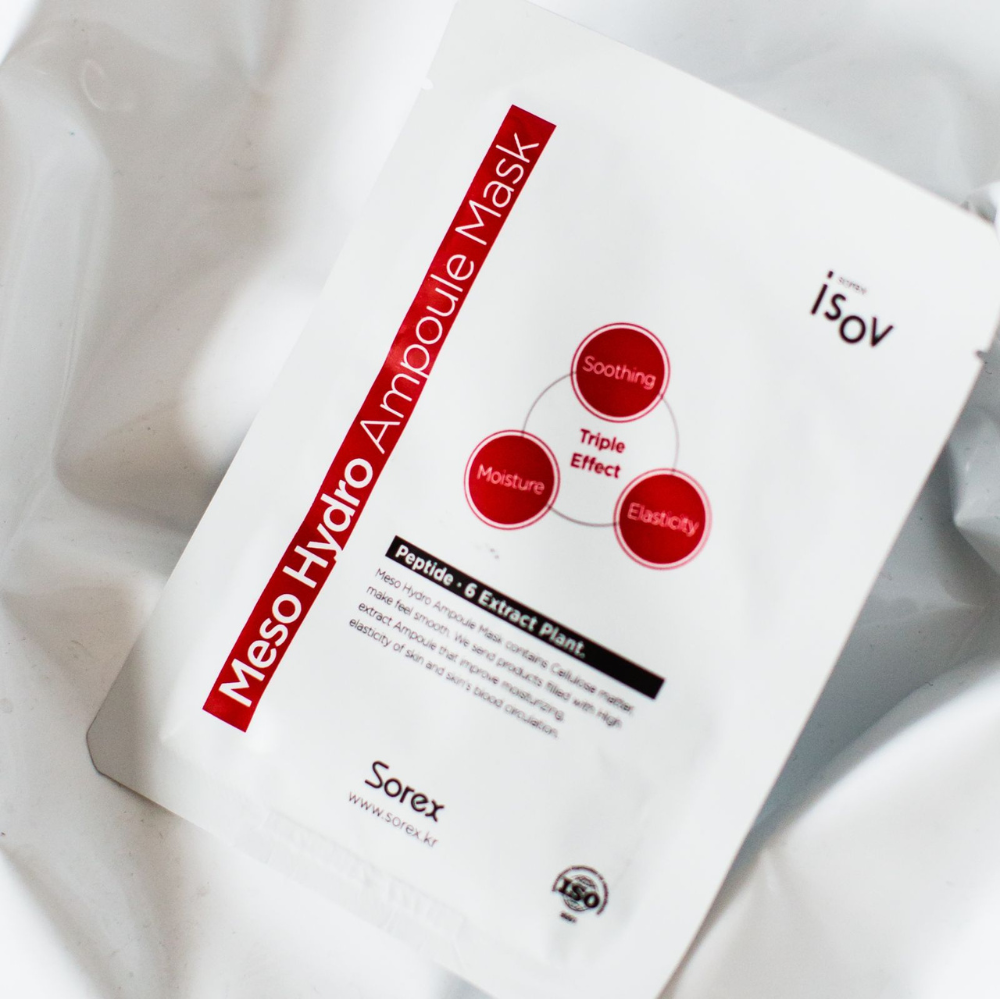 Mascarilla de Hidratación Intensa Meso Hydro Ampoule Mask 1 pza - Isov