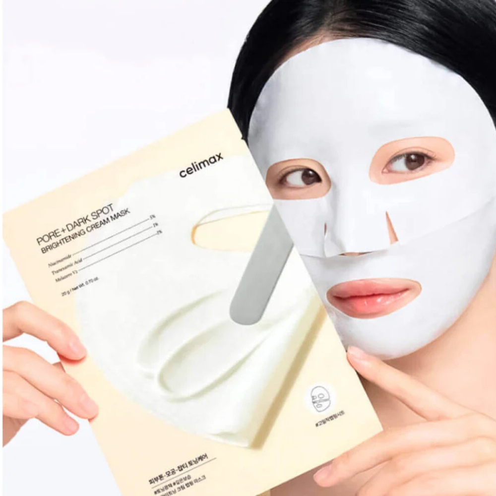 Pore & Dark Spot Mascarilla De Crema Aclarante - Celimax