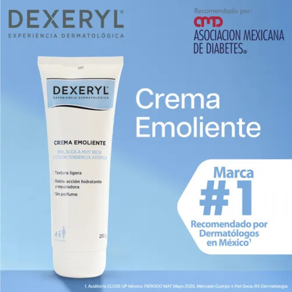 Crema Hidratante Emoliente 250 ml - Dexeryl
