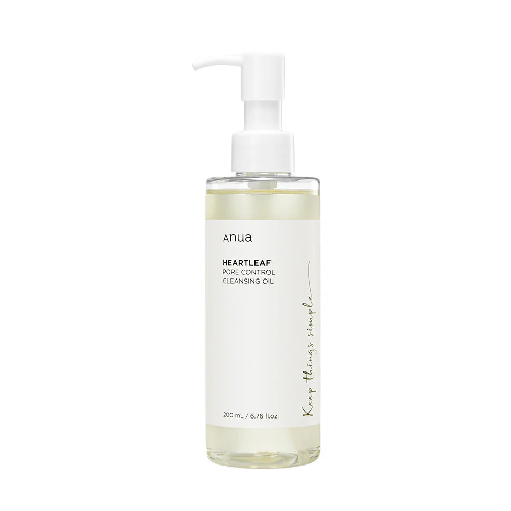 Aceite Limpiador Control de Poros de Hoja de Corazón 200 ml - Anua