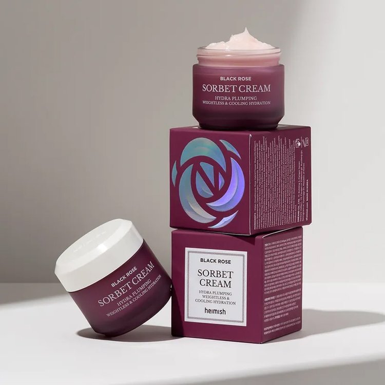 Crema Sorbete Hidratante y Reafirmante Black Rose 50 ml - Heimish
