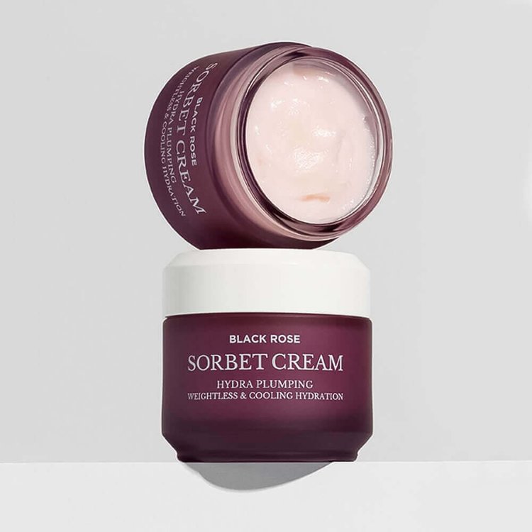 Crema Sorbete Hidratante y Reafirmante Black Rose 50 ml - Heimish