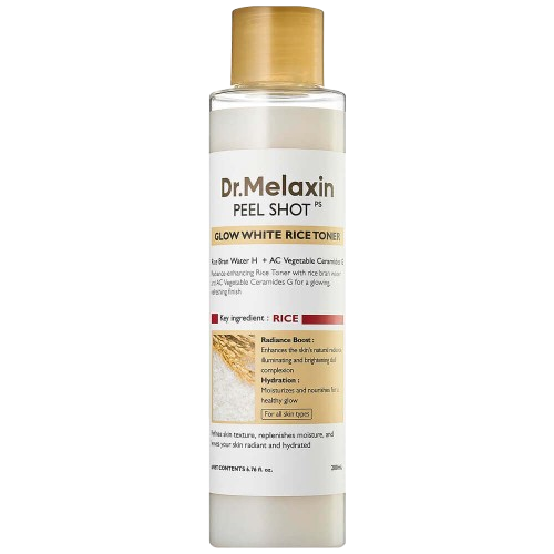 Tonico Dr Melaxin Peel Shot Glow White Rice Toner 200ml - Dr. Melaxin