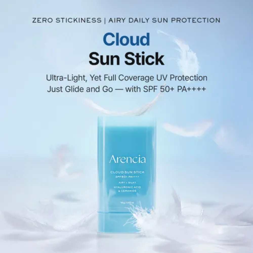 Protector Solar en Barra Cloud Sun Stick 18 g - Arencia